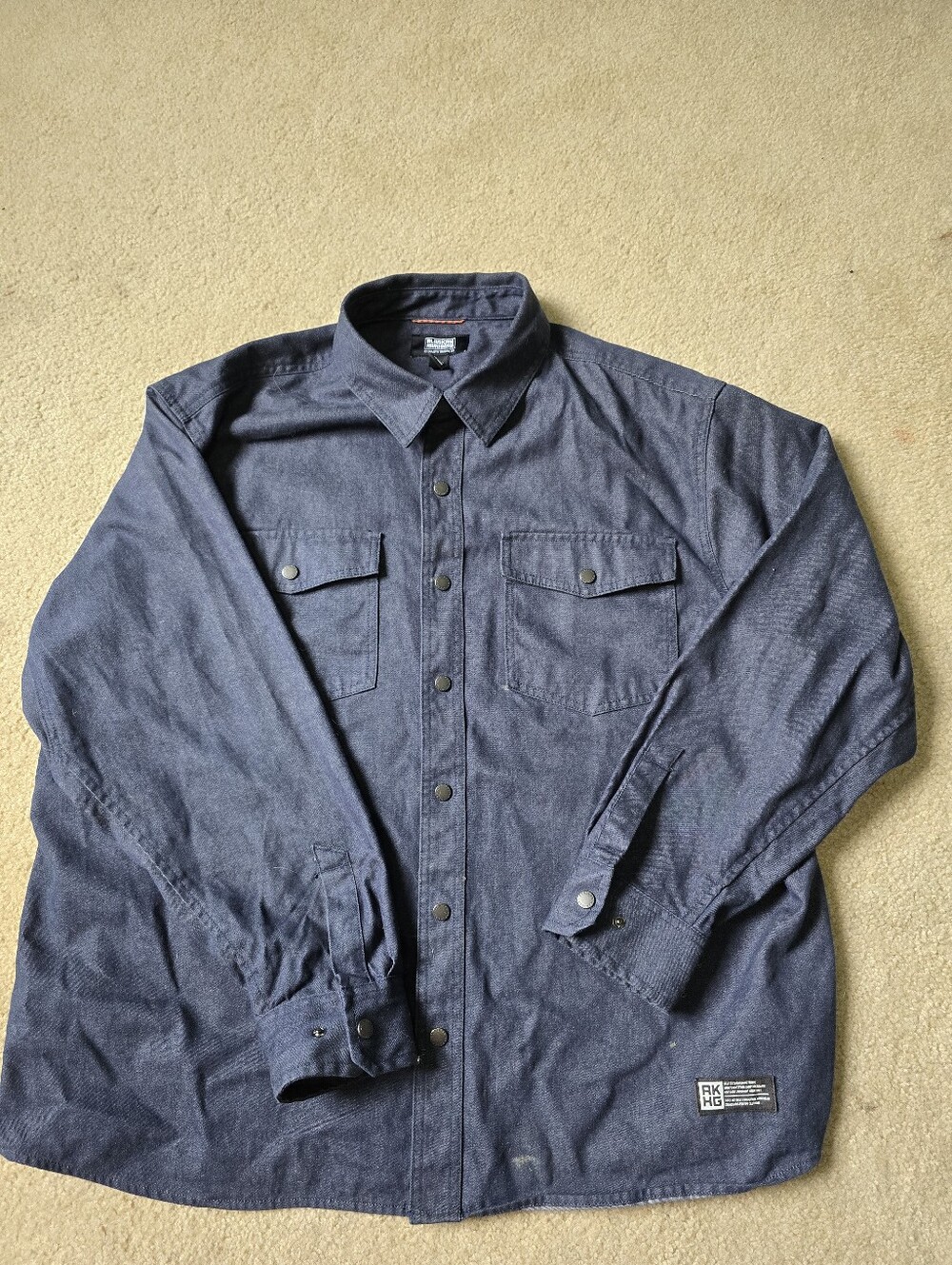 Dickies Men's Indigo Blue Shirt Jacket